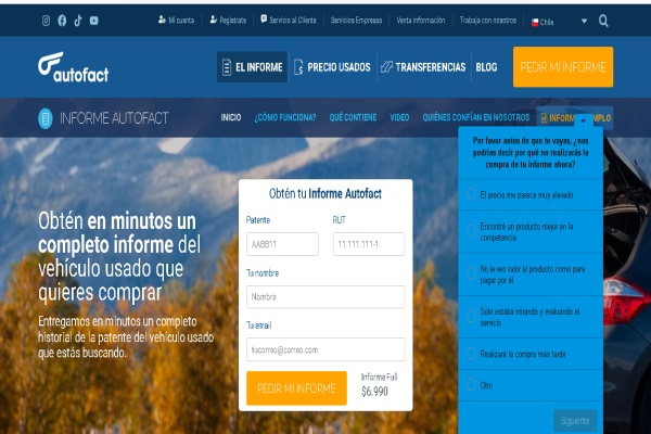 informe autofact